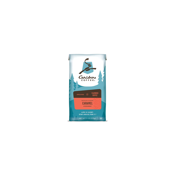 slide 1 of 1, Caribou Coffee Caramel Hideaway Coffee - 11 oz, 11 oz