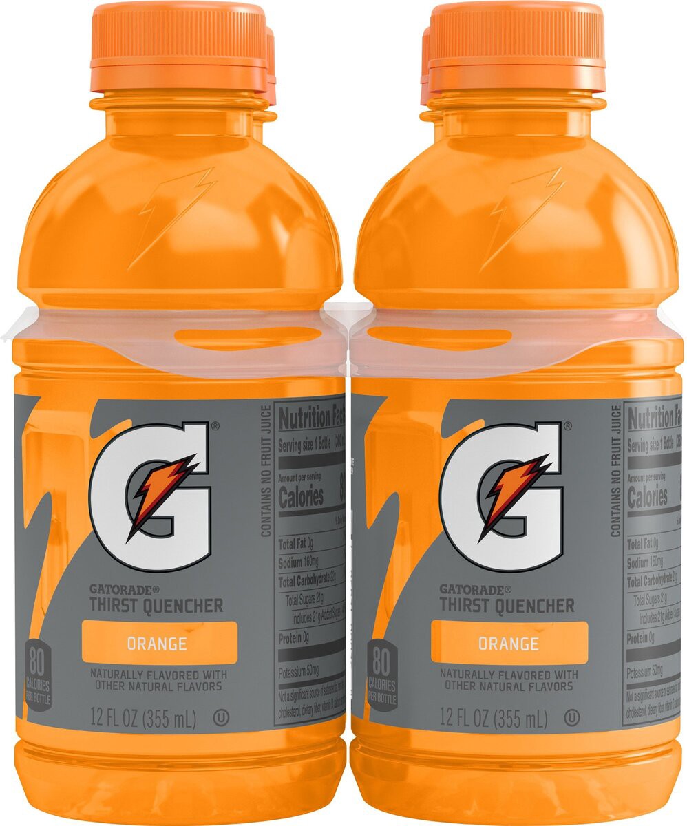 slide 3 of 3, Gatorade Thirst Quencher, Orange Flavored, 12 oz