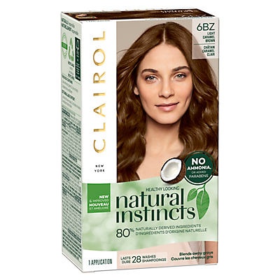 slide 1 of 1, Clairol Natural Instincts 12A Light Caramel Brown, 1 ct