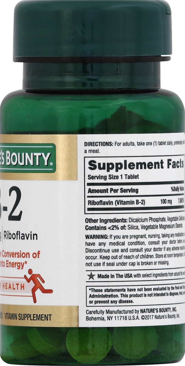 slide 2 of 6, Nature's Bounty Vitamin B6 Tablets, 100 ct; 100 mg