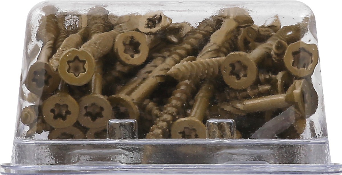 slide 5 of 6, PowerPro Wood Screws, Premium Exterior, 50 ct