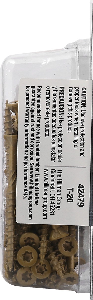 slide 6 of 6, PowerPro Wood Screws, Premium Exterior, 50 ct