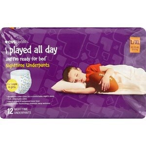 slide 1 of 1, CVS Health Nighttime Underpants, L/Xl, 12 Ct, 1 ct