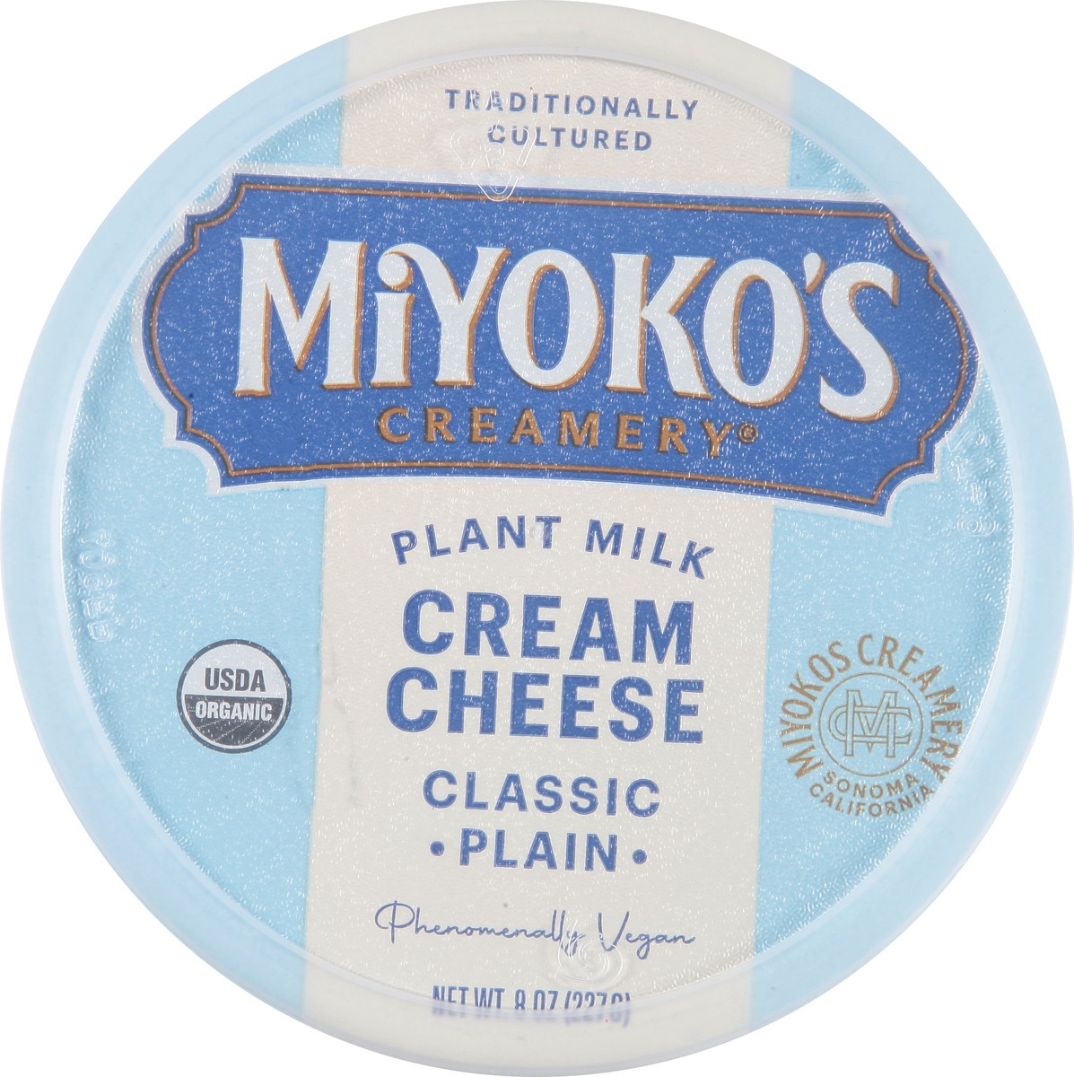 slide 9 of 9, Miyoko's Creamery Classic Plain Plant Milk Cream Cheese 8 oz, 8 oz