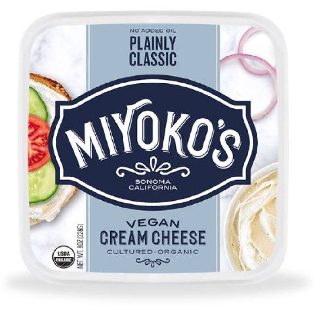 slide 1 of 3, Miyoko's Vegan Plainly Classic Cream Cheese, 8 oz