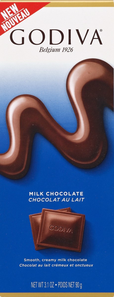 slide 5 of 5, Godiva Milk Chocolate Bar, 3.1 oz