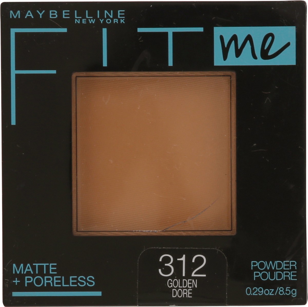 slide 11 of 11, Maybelline New York Maybelline Fit Me! Matte + Poreless Pressed Face Powder, Golden, 0.29 oz