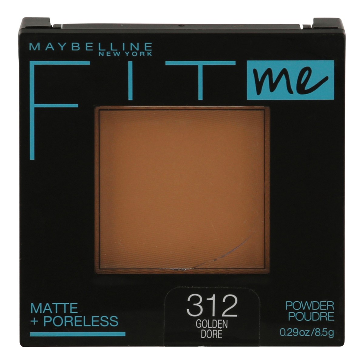 slide 1 of 11, Maybelline New York Maybelline Fit Me! Matte + Poreless Pressed Face Powder, Golden, 0.29 oz