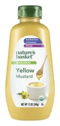 Nature's Basket Organic Yellow Mustard