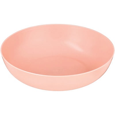 slide 1 of 1, chefstyle Blush Microwavable Plastic Bowl, 8 in