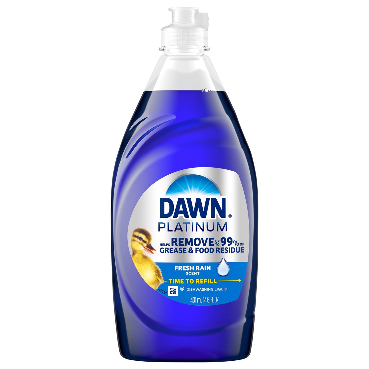 slide 2 of 2, Dawn Platinum Liquid Dish Soap, Dishwashing Liquid, Grease Removal, Fresh Rain, 14.6oz, 14.6 fl oz