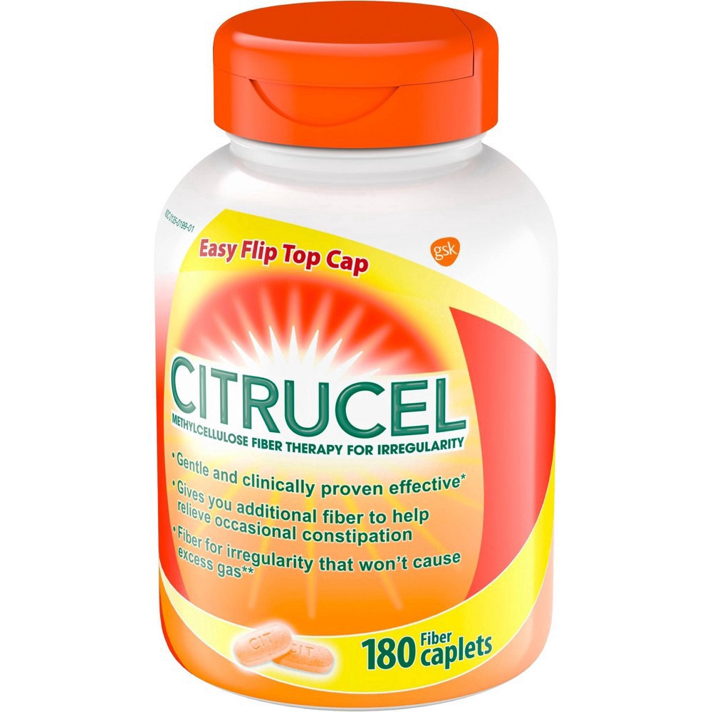 slide 9 of 12, Citrucel Caplets Fiber Therapy for Occasional Constipation Relief - 180ct, 180 ct