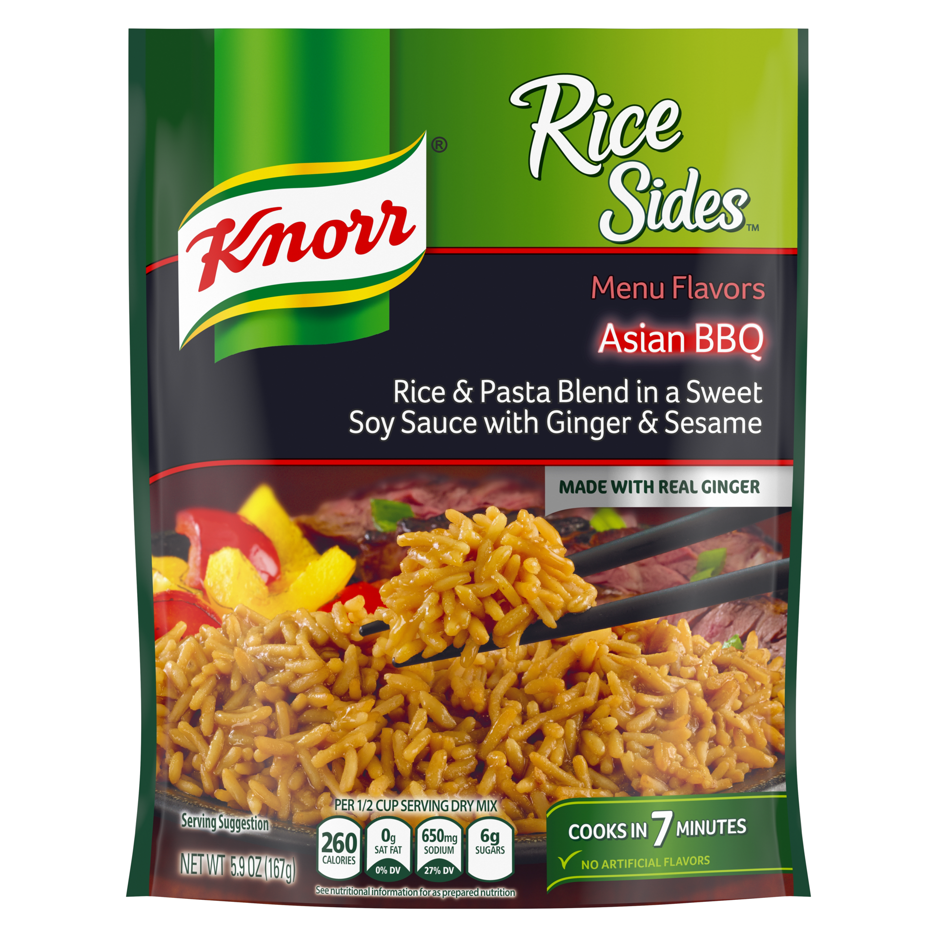 slide 2 of 4, Knorr Rice Side Dish Asian BBQ, 5.9 oz, 5.9 oz