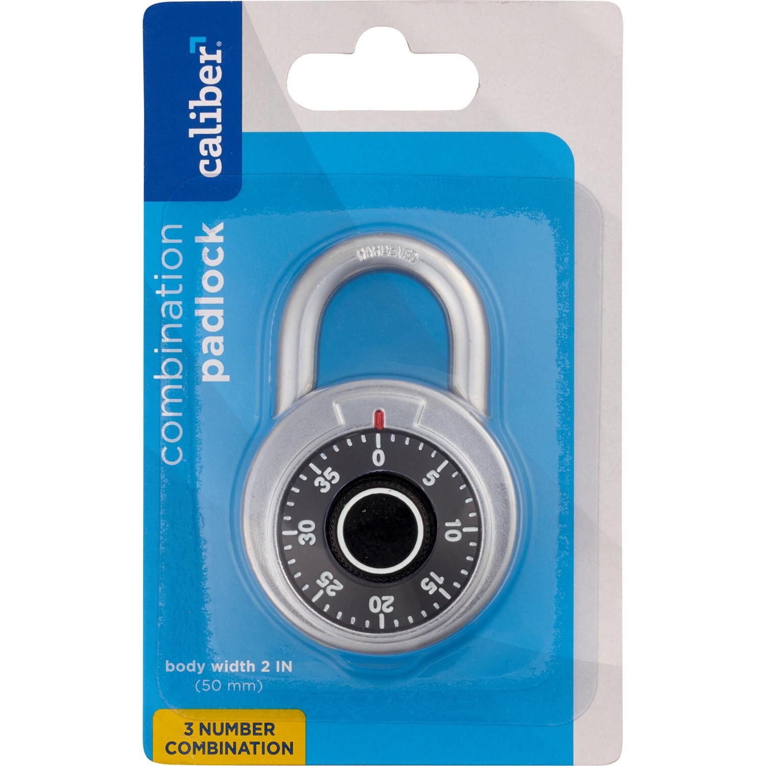 slide 1 of 3, Caliber Combo Lock, 1 ct
