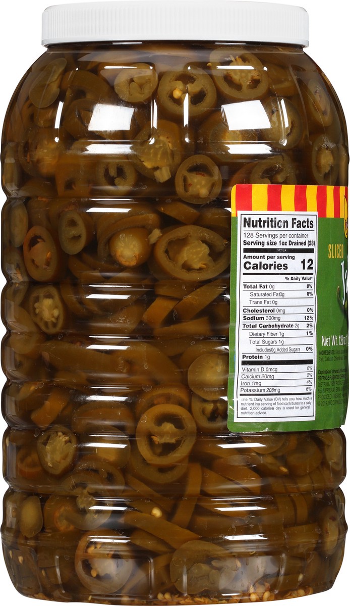 slide 3 of 14, Rico's Sliced Jalapenos 128 oz, 128 oz