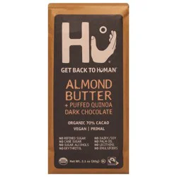 Hu Almond Butter + Puffed Quinoa Dark Chocolate Bar