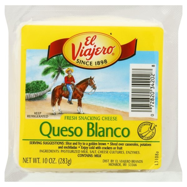 slide 1 of 5, El Viajero Queso Blanco 10 oz, 10 oz