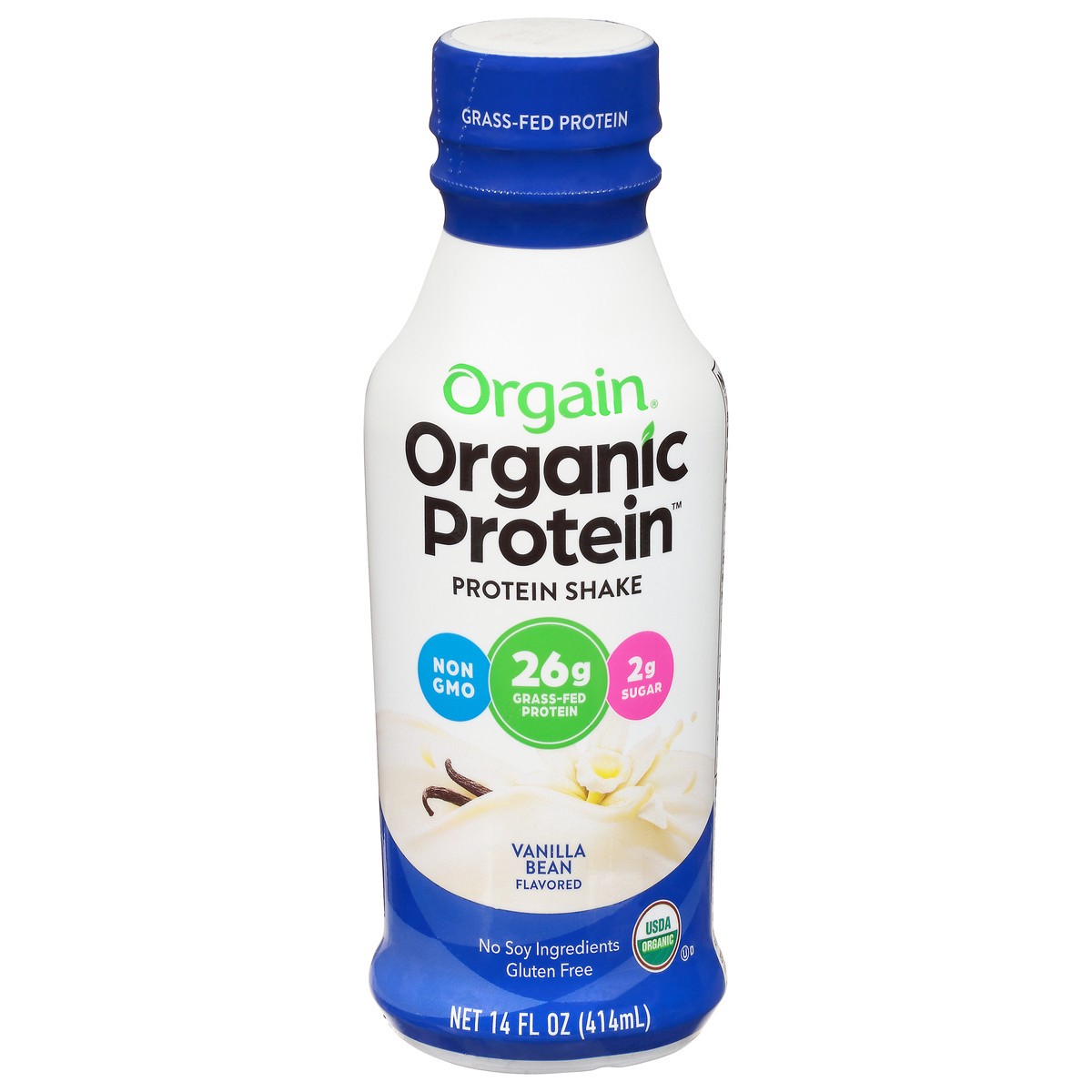 slide 1 of 5, Orgain Vanilla Bean Nutritional Shake, 14 fl oz