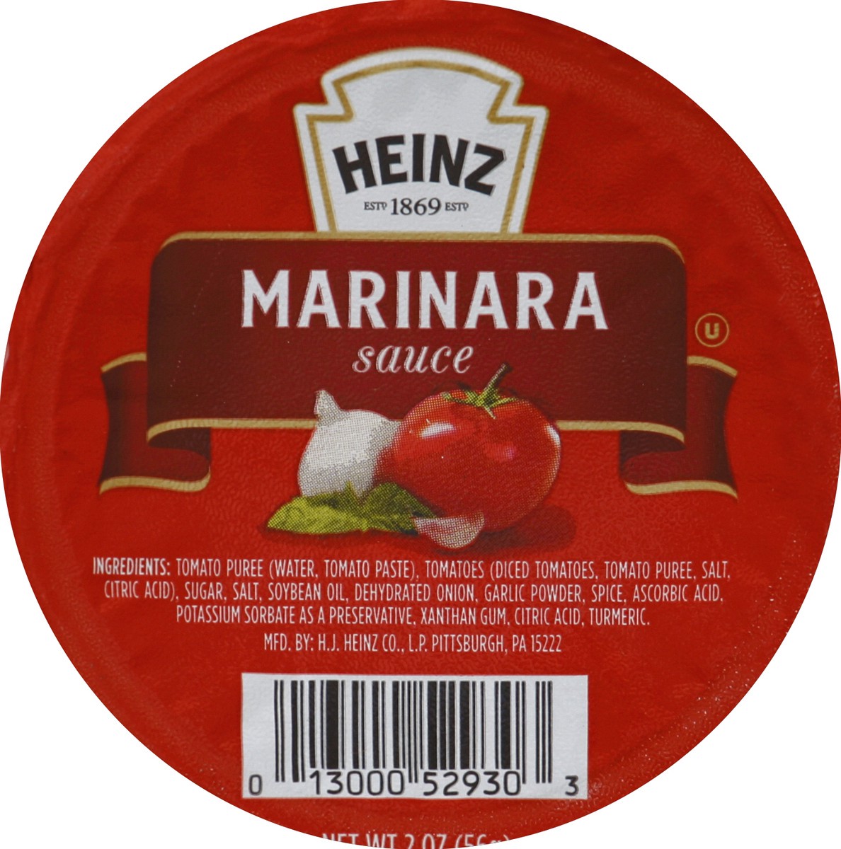 slide 3 of 3, Heinz Marinara Sauce 2 oz, 2 oz