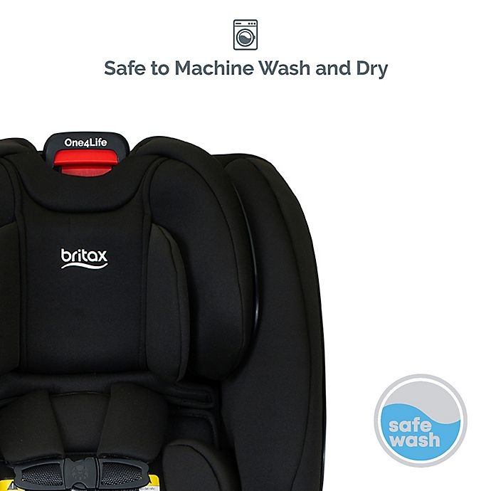 slide 6 of 15, Britax One4Life ClickTight SafeWash All-in-One Convertible Car Seat - Eclipse Black, 1 ct