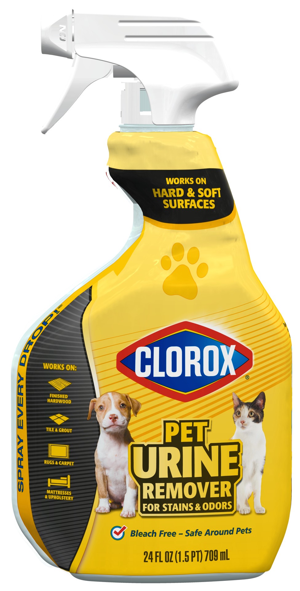 slide 1 of 4, Clorox Pet Urine Remover 24 oz, 24 oz