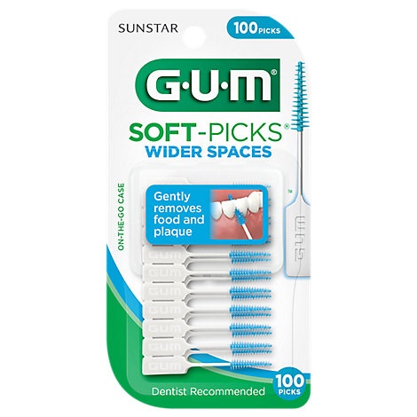 slide 1 of 1, Gum Soft Picks Wide, 100 ct