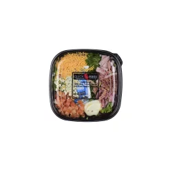 Crazy Fresh Quick and Easy Cobb Salad with Ham, Turkey, Bacon, and Blue Cheese Dressing - 9 oz