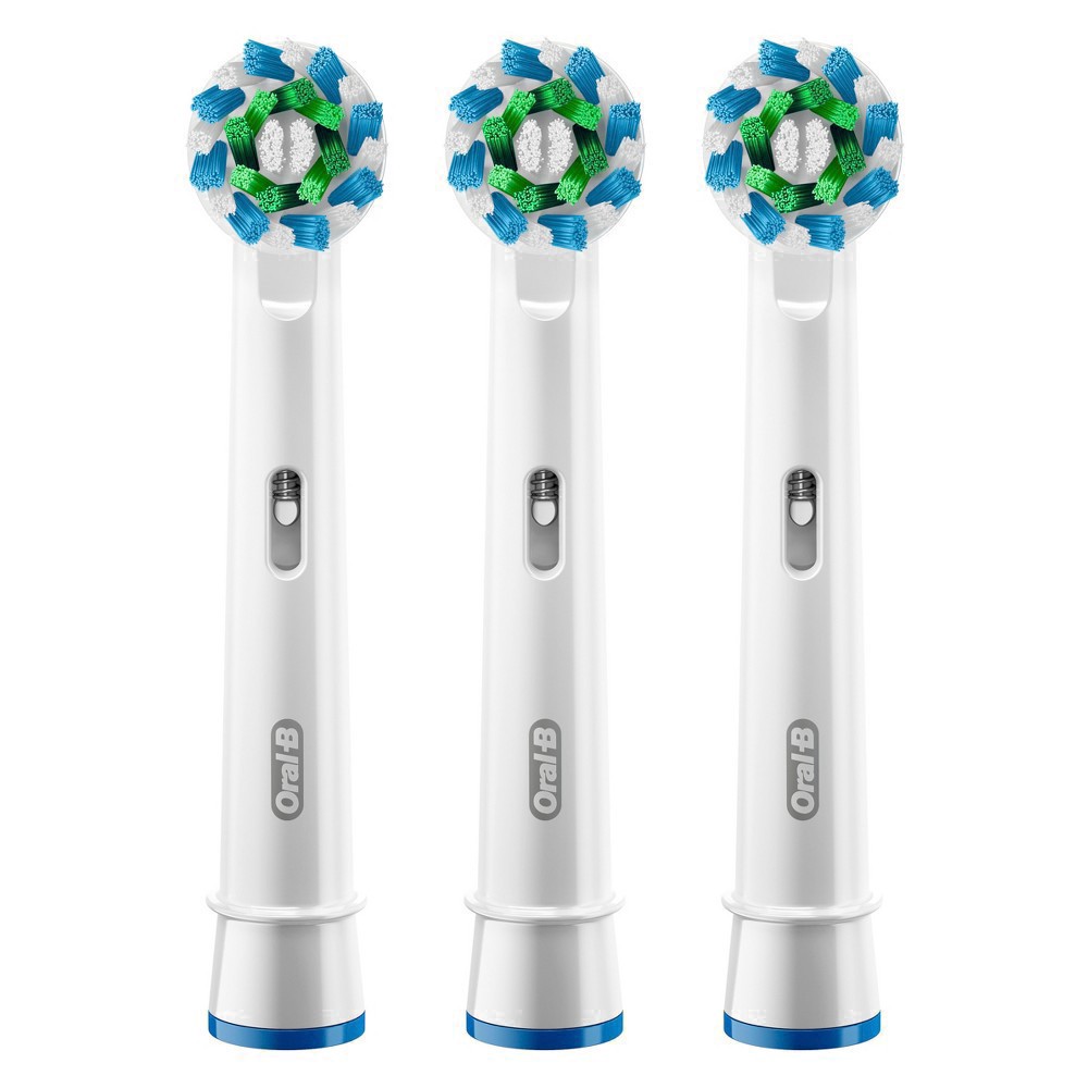 slide 16 of 122, Oral-B CrossAction Electric Toothbrush Replacement Brush Heads - 3ct, 1 ct