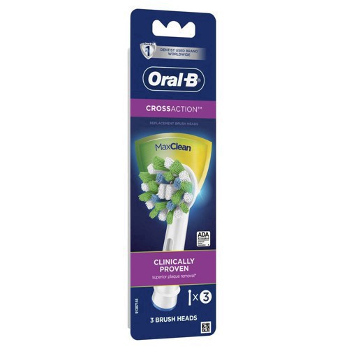 slide 106 of 122, Oral-B CrossAction Electric Toothbrush Replacement Brush Heads - 3ct, 1 ct