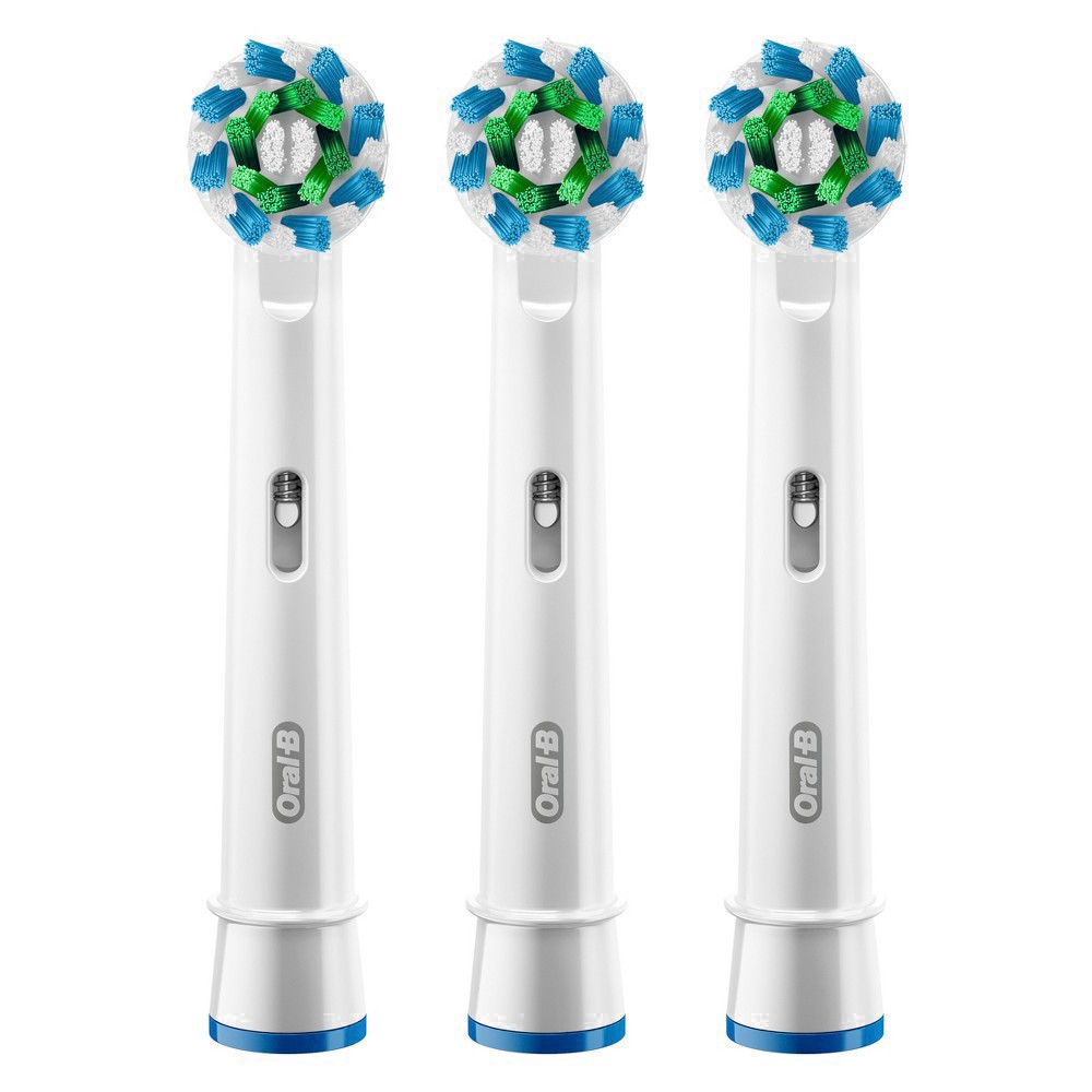 slide 39 of 122, Oral-B CrossAction Electric Toothbrush Replacement Brush Heads - 3ct, 1 ct