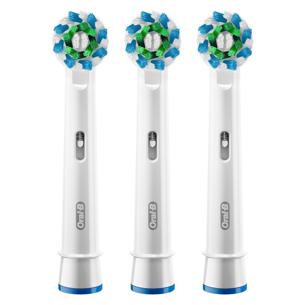 slide 78 of 122, Oral-B CrossAction Electric Toothbrush Replacement Brush Heads - 3ct, 1 ct