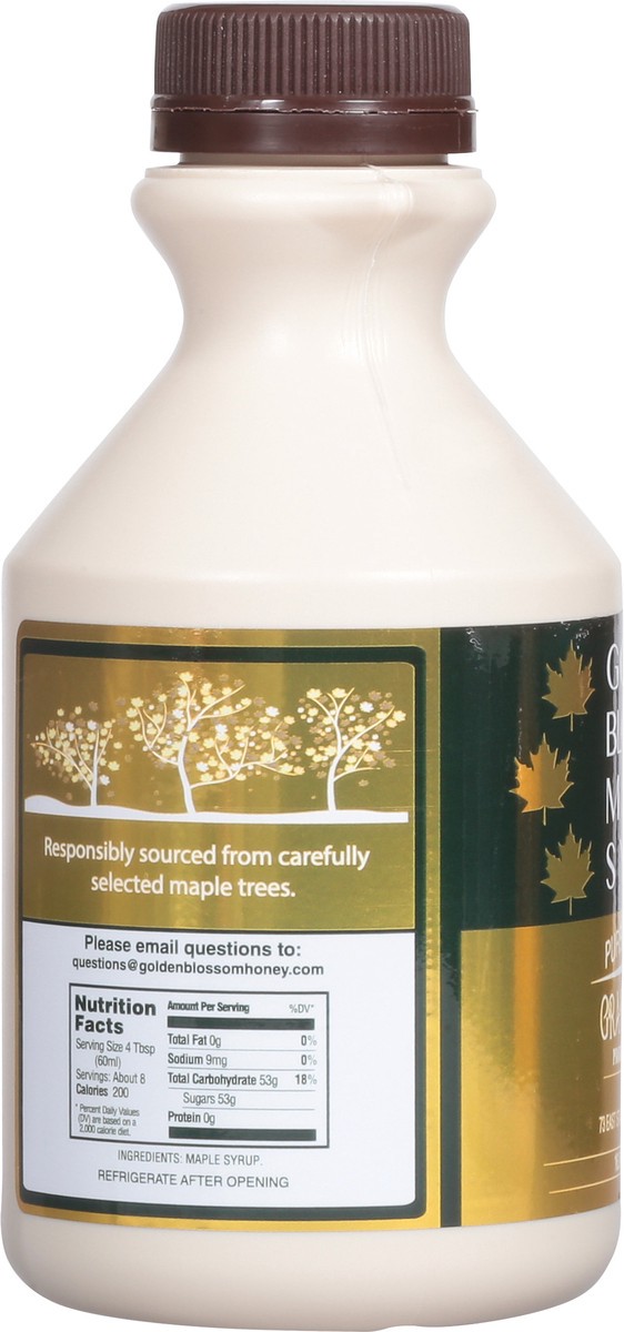 slide 10 of 13, Golden Blossom Honey Pure Maple Syrup 16.9 fl oz, 16.9 fl oz