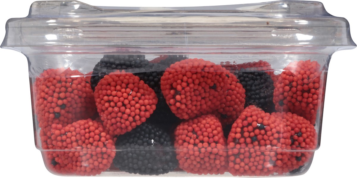 slide 3 of 13, Woodpecker Red & Black Raspberries 8 oz, 8 oz