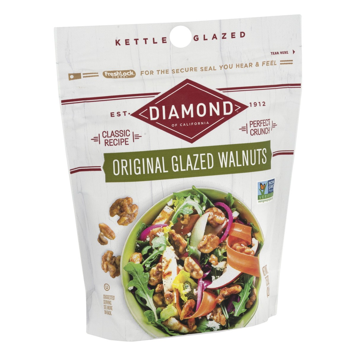 slide 3 of 9, Diamond of California Glazed Original Walnuts 7.5 oz, 7.5 oz