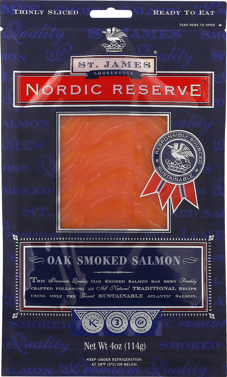 slide 4 of 7, Nordic Naturals Reserve Salmon Smoked Atlantic, 4 oz