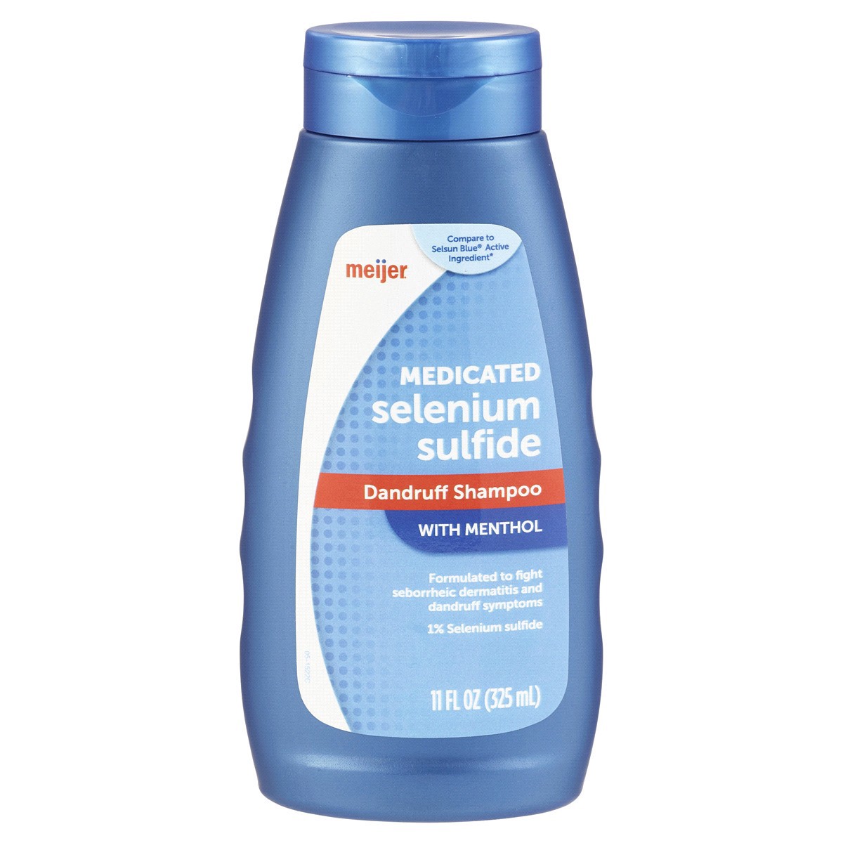 slide 1 of 5, Meijer Medicated Selenium Sulfide Dandruff Shampoo, 11 oz