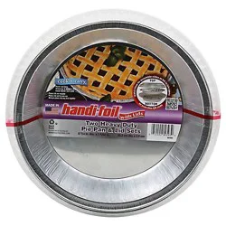 Handi-foil H Foil Heavy Duty Pie Pans W Lids - 2 CT