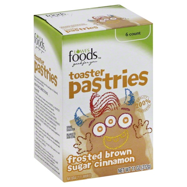 slide 1 of 1, Lowes Foods Toaster Pastries Cinnamon Brown Sugar, 11 oz