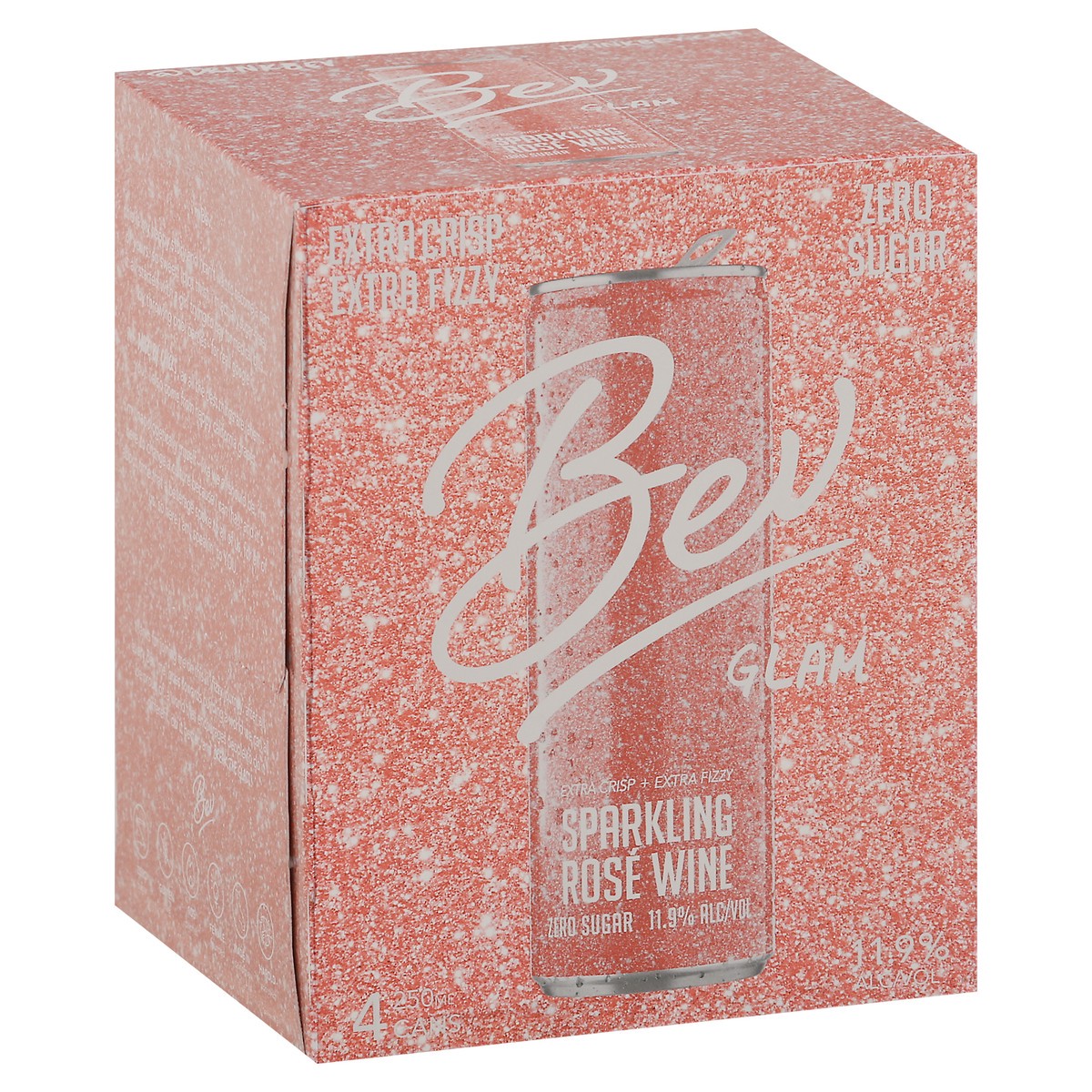 slide 2 of 9, Bev Glam Rose Sparkling Wine 4 Pk, 4 ct; 1 liter