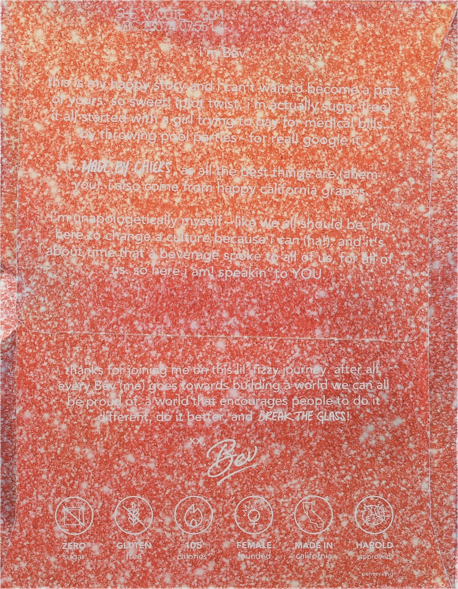 slide 5 of 9, Bev Glam Rose Sparkling Wine 4 Pk, 4 ct; 1 liter