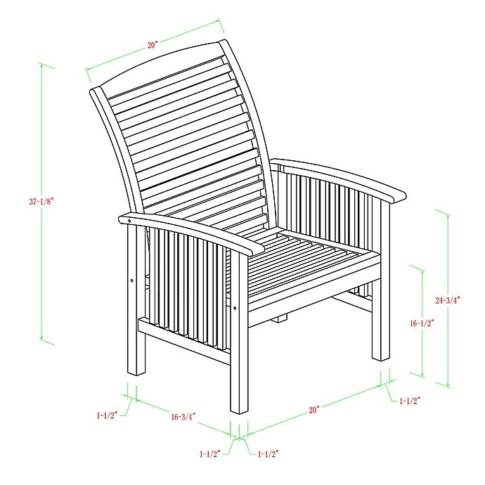 slide 5 of 5, Forest Gate Eagleton Acacia Wood Patio Chairs with Cushions - Dark Brown, 2 ct