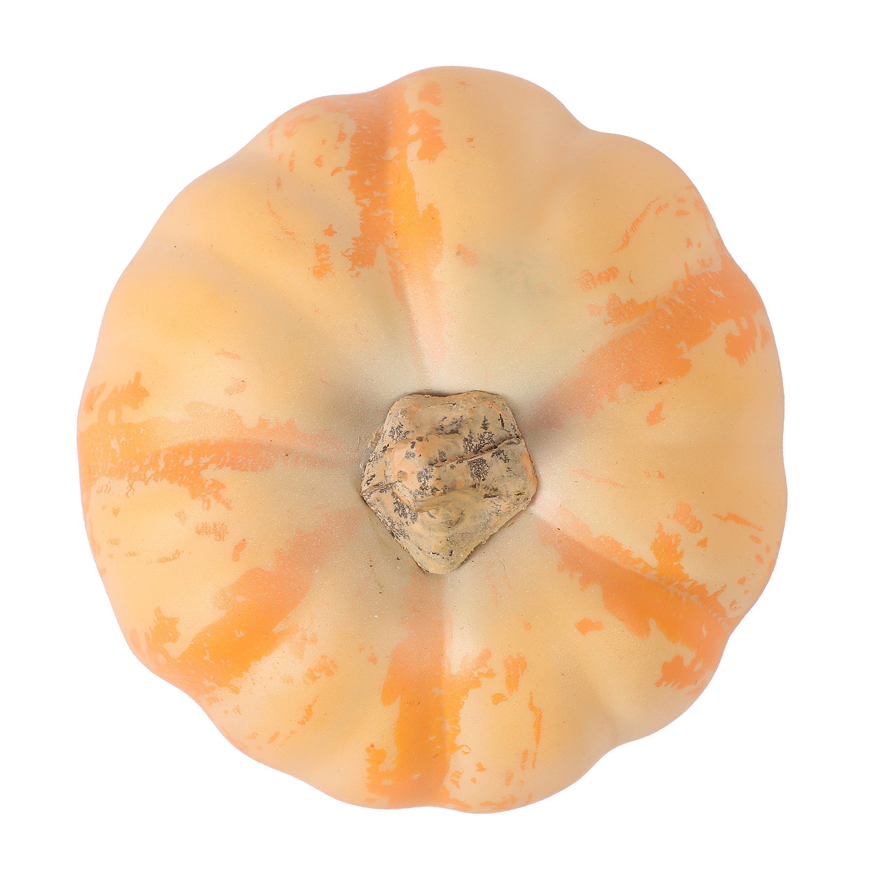slide 2 of 2, 4" Yellow & Orange Decorative Pumpkin By Ashland, 4 in