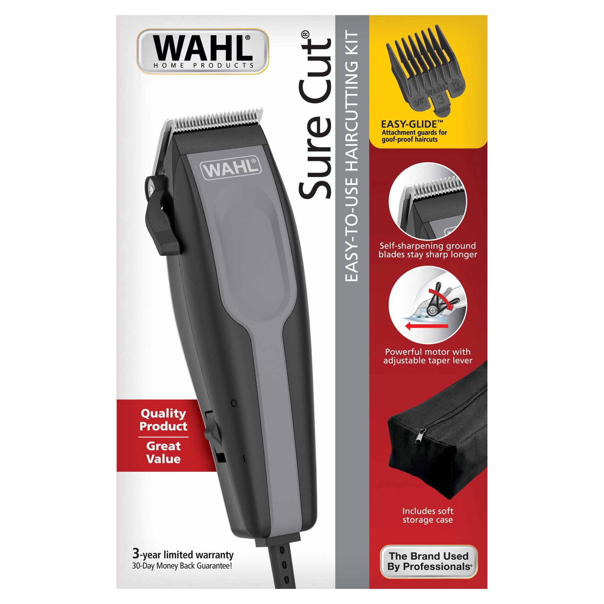 slide 1 of 1, Wahl Electric Sure Cut Hair Clippers Kit, 1 ct