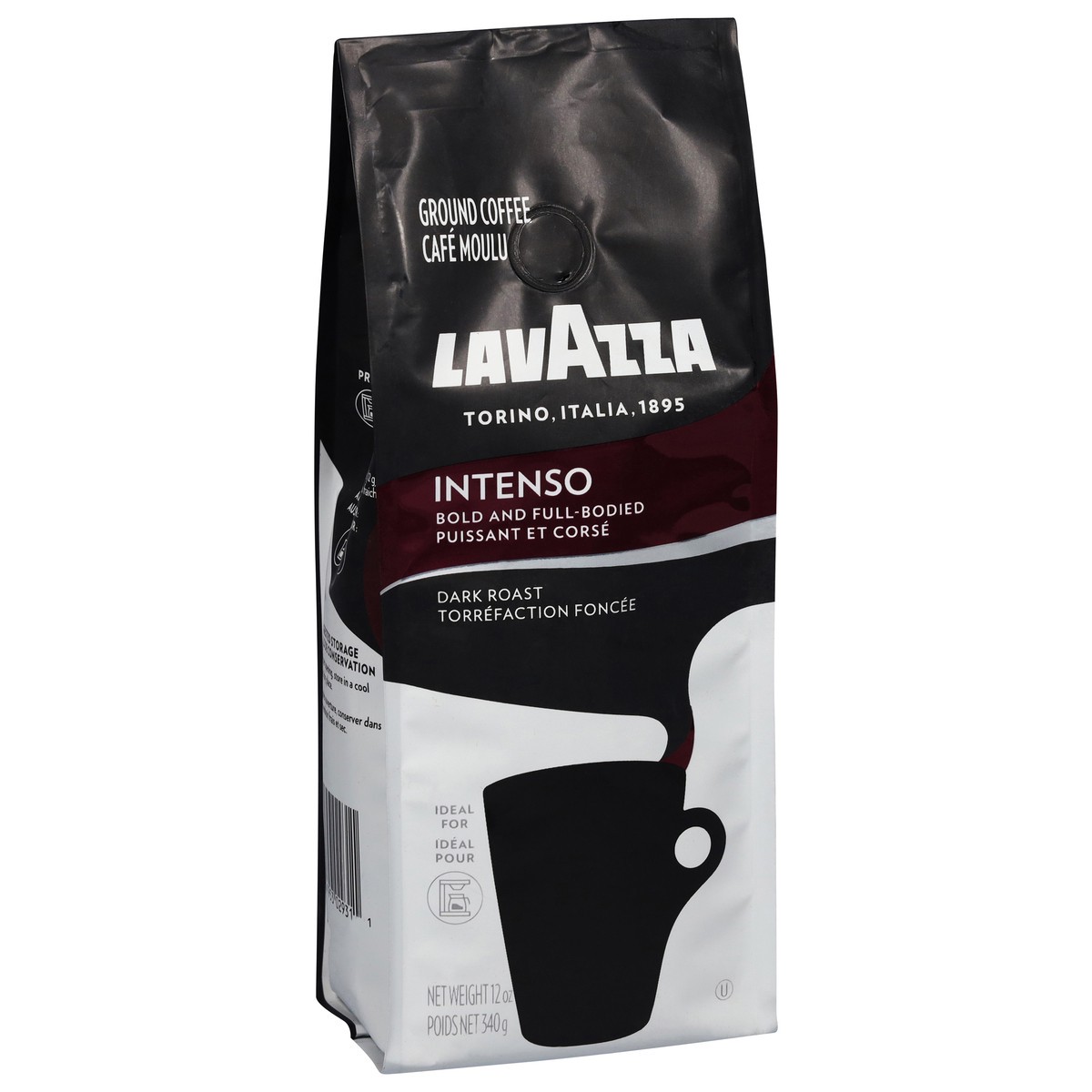 slide 4 of 9, Lavazza Dark Roast Ground Opera Intenso Coffee 12 oz, 12 oz