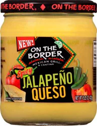 On The Border Spicy Jalapeño Queso Salsa 15.25 oz
