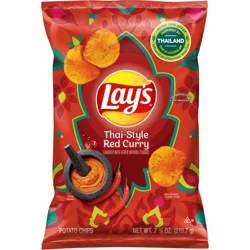 Lay's Potato Chips Thai Red Curry 7 3/4 oz
