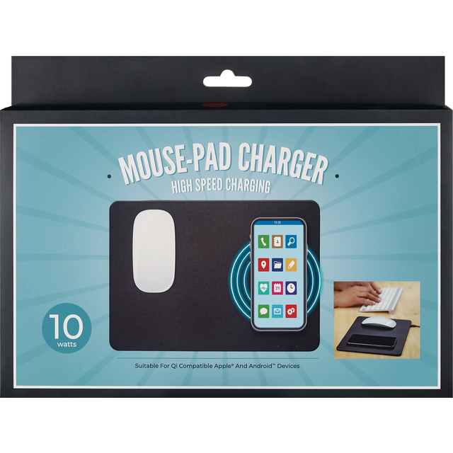 slide 1 of 1, Mouse Pad With Wireless Charger, 1 ct