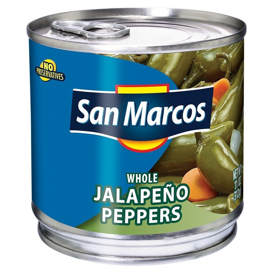 slide 1 of 3, San Marcos Whole Jalapenos, 11 oz