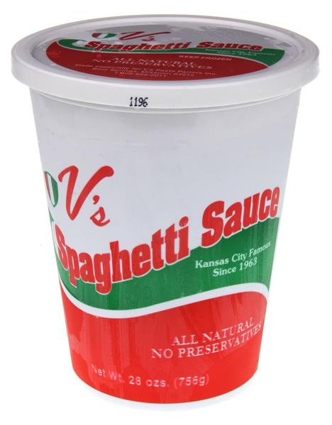 slide 1 of 1, V's Spaghetti Sauce, 32 oz