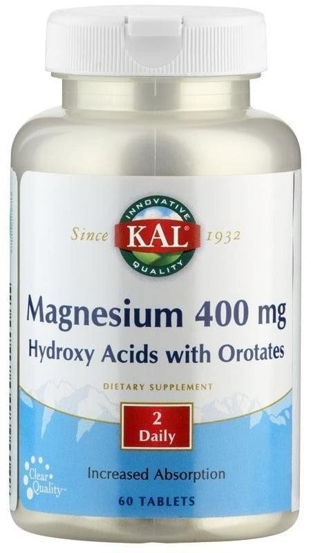 slide 1 of 1, Kal Actisorb Magnesium 60Tab, 60 ct
